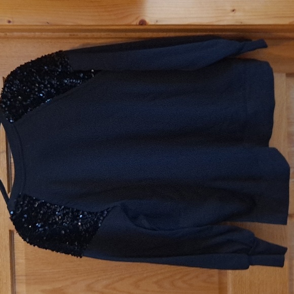 NWT Maurices Sequin Shoulder Sweatshirt - Picture 6 of 7